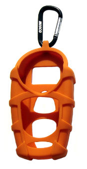 Foto: MISCO-ARMOR-ORANGE: Die orangefarbene Silikonschutzhülle für das digitale Refraktometer MISCO